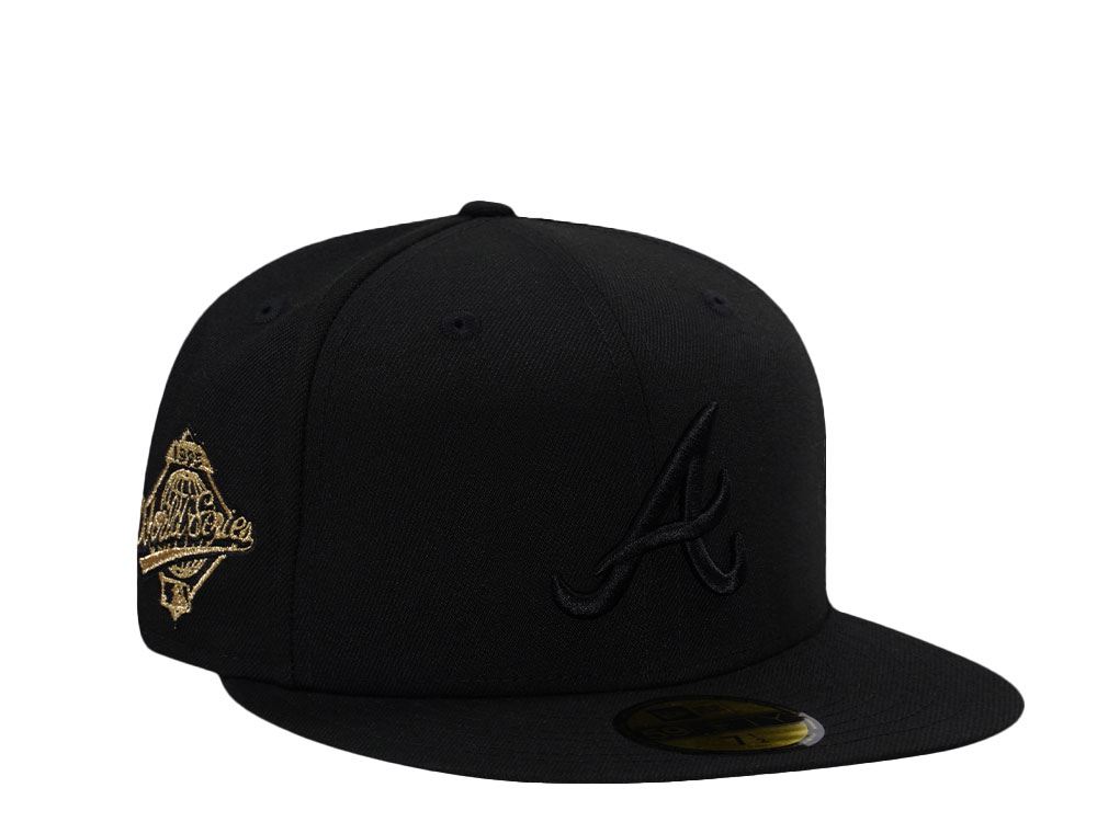 New Era Atlanta Braves World Series 1995 Black Prime Edition 59Fifty Fitted Casquette