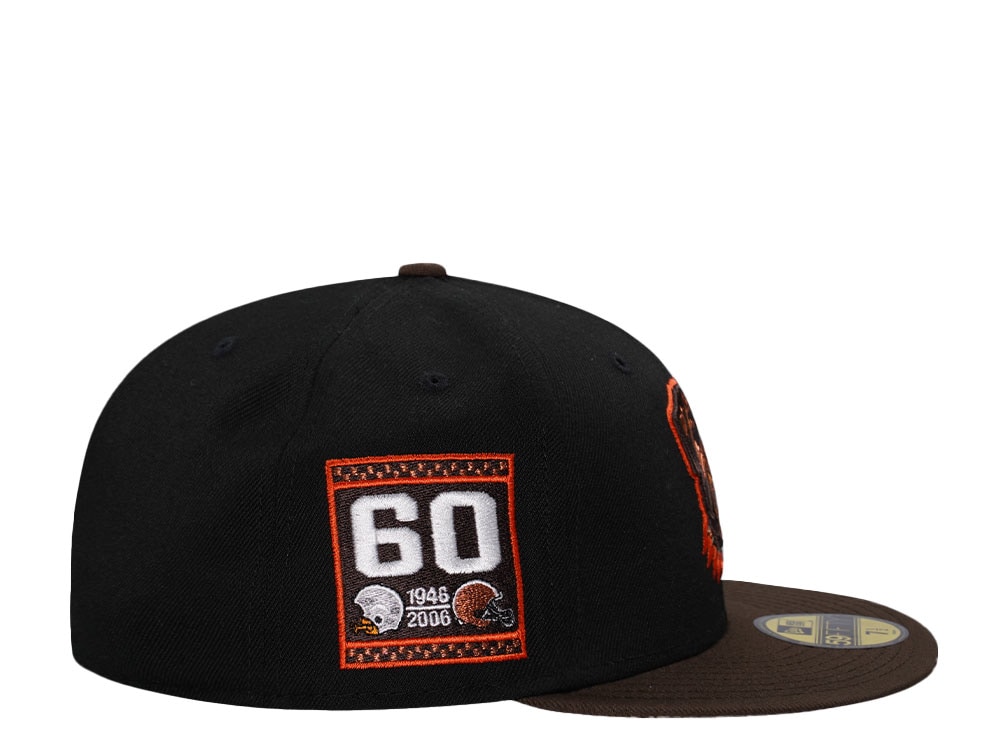 New Era Cleveland Browns 60th Anniversary Throwback Two Tone Edition 59Fifty Fitted Casquette