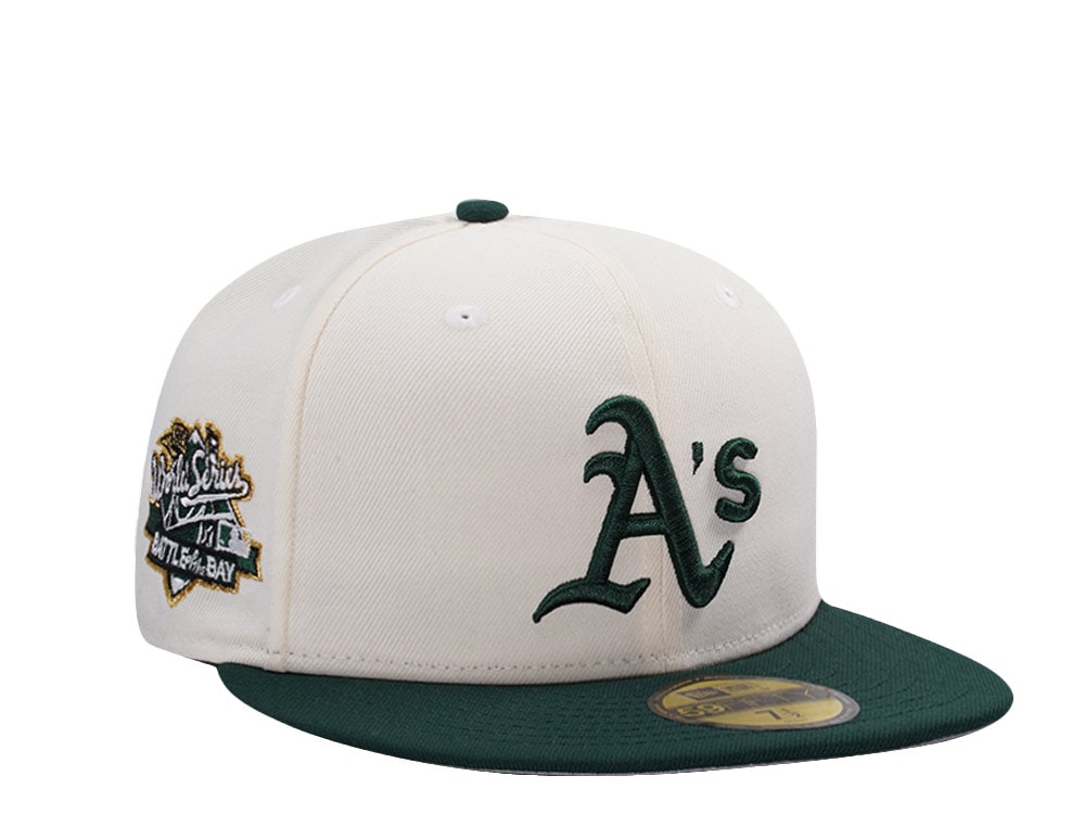 New Era Oakland Athletics World Series 1989 Chrome Two Tone Edition 59Fifty Fitted Casquette