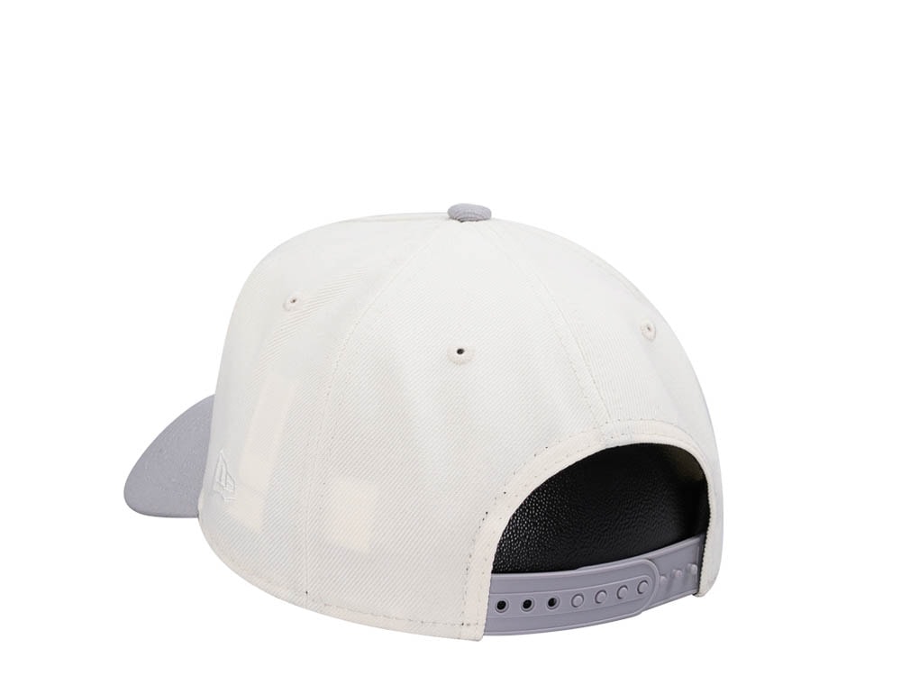 New Era Los Angeles Dodgers 100th Anniversary Chrome Metallic Two Tone Edition 9Forty A Frame Snapback Casquette