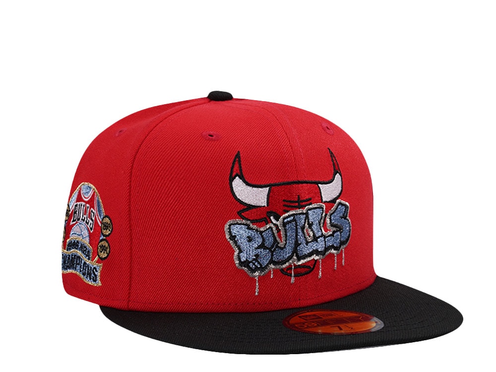 New Era Chicago Bulls Champions 1996 Red Two Tone Edition 59Fifty Fitted Casquette