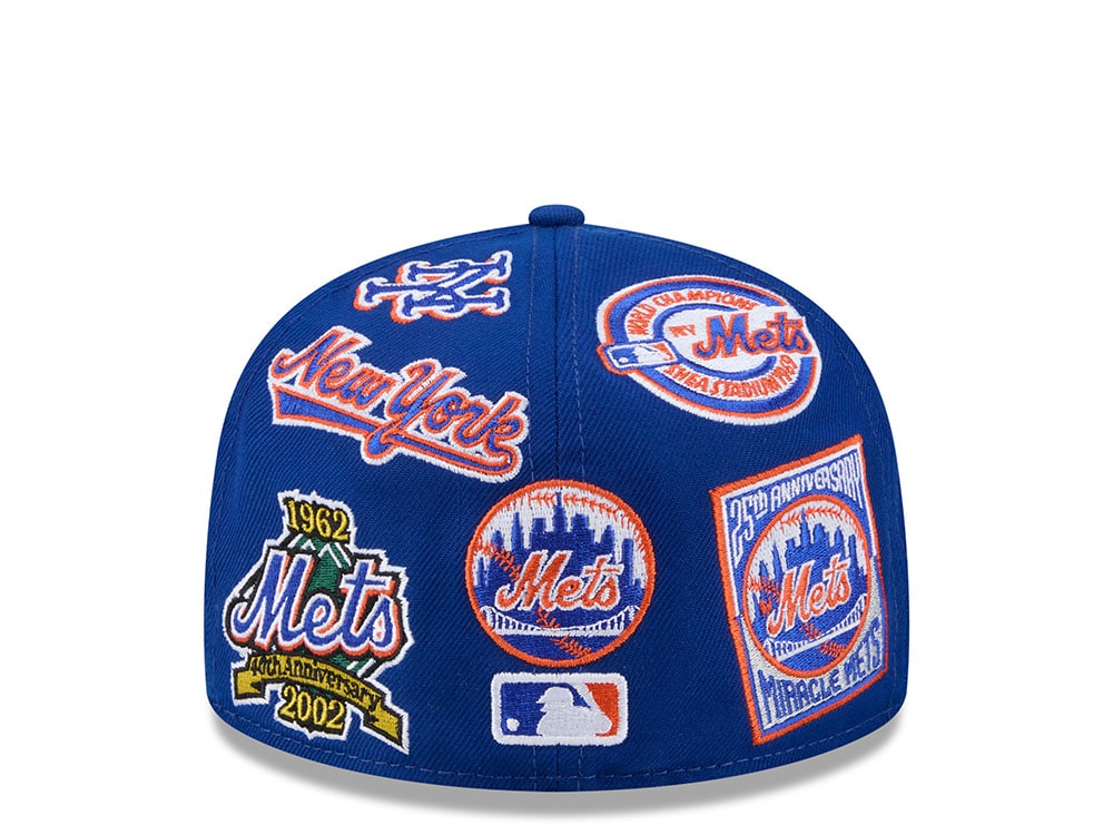 New Era New York Mets All Over Blue Edition 59Fifty Fitted Casquette