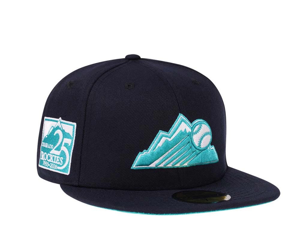 New Era Colorado Rockies 25th Anniversary Glacier Ice Edition 59Fifty Fitted Casquette