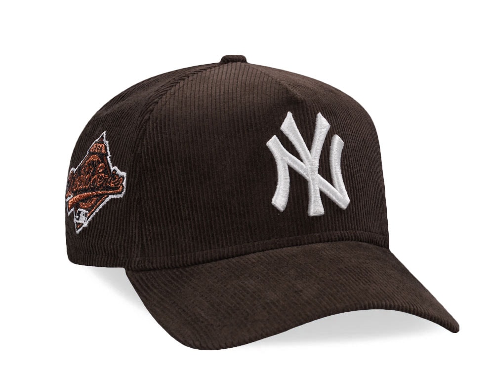 New Era New York Yankees World Series 1996 Walnut Corduroy Edition 9Forty A Frame Snapback Casquette