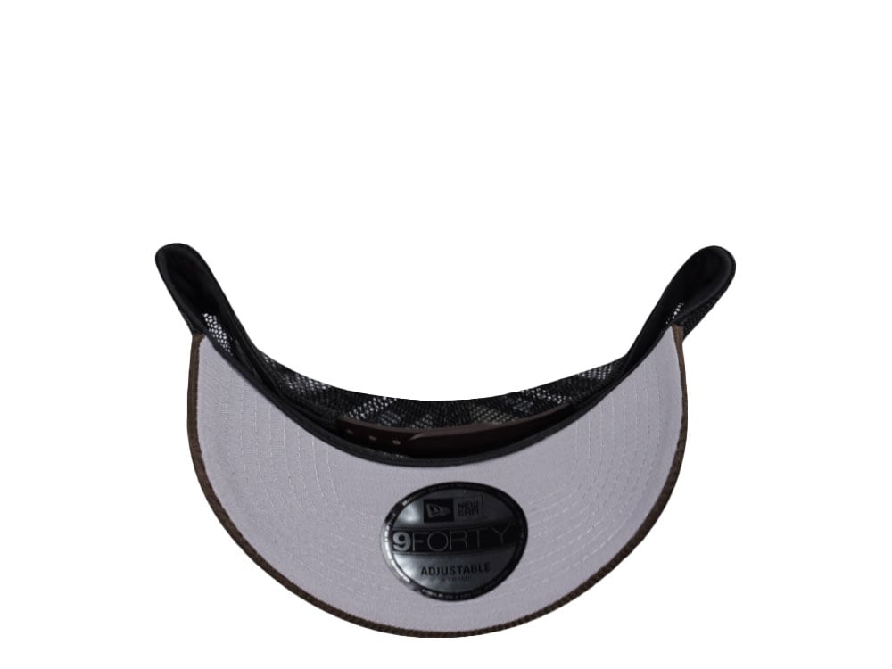 New Era Edmonton Oilers Creme Two Tone Edition 9Forty A Frame Trucker Snapback Casquette