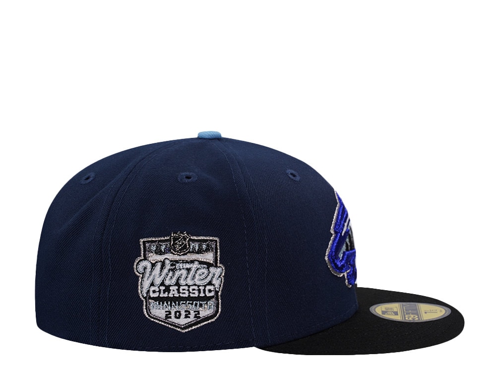 New Era Minnesota Wild Winter Classic 2022 Ocean Blue Two Tone Edition 59Fifty Fitted Casquette