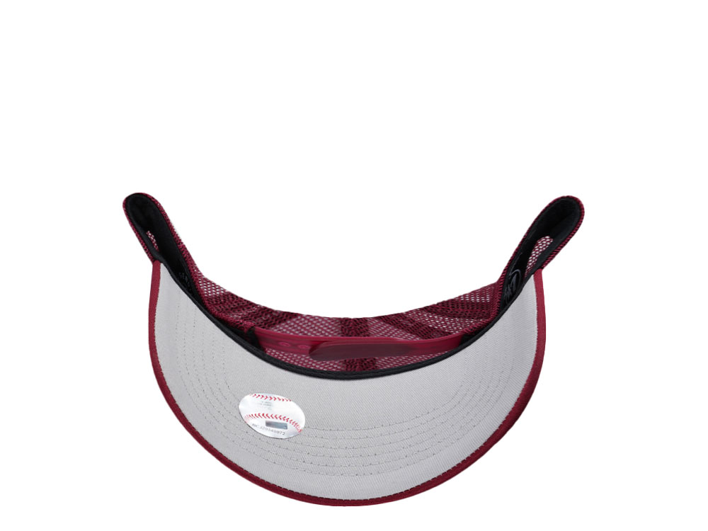 47Brand Philadelphia Phillies Cardinal Tri Tone Foam Offside Trucker Snapback Casquette