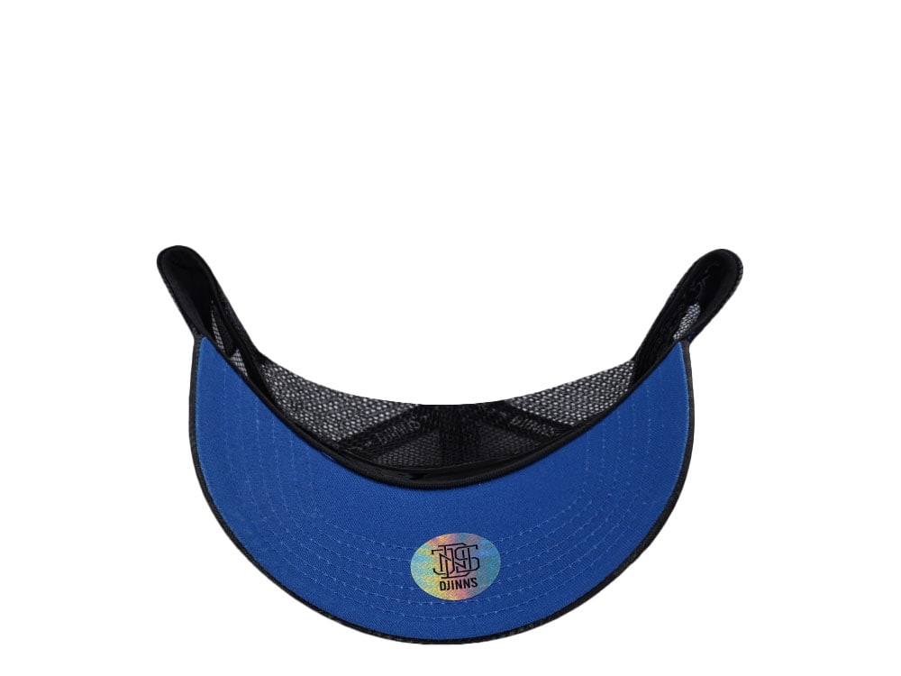 Djinns Camouflage Black Trucker Snapback Casquette