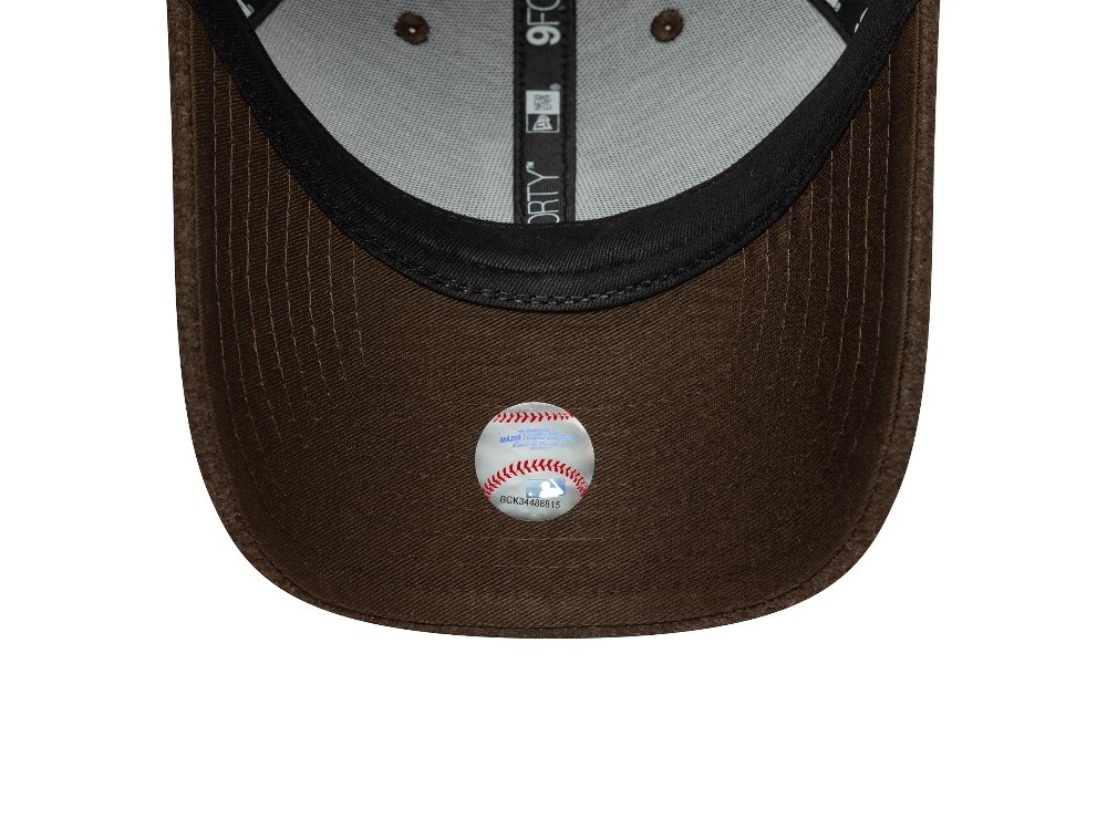 New Era Detroit Tigers Melton Wool Brown 9Forty Snapback Casquette