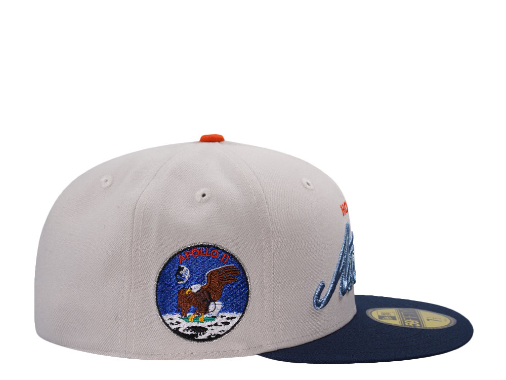New Era Houston Astros Apollo 11 Metallic Stone Two Tone Edition 59Fifty Fitted Casquette