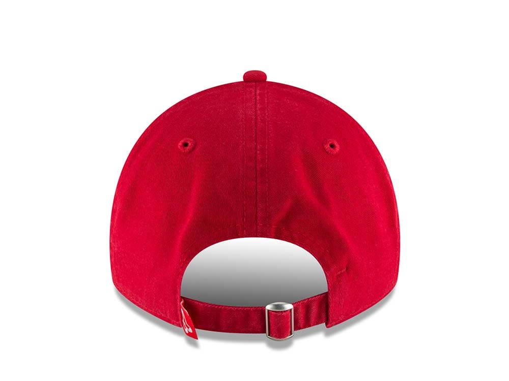 New Era Boston Red Sox Scarlet Red Core Classic 9Twenty Strapback Casquette