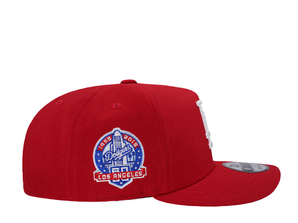 New Era Los Angeles Dodgers 60th Anniversary Red Edition 9Fifty A Frame Snapback Casquette