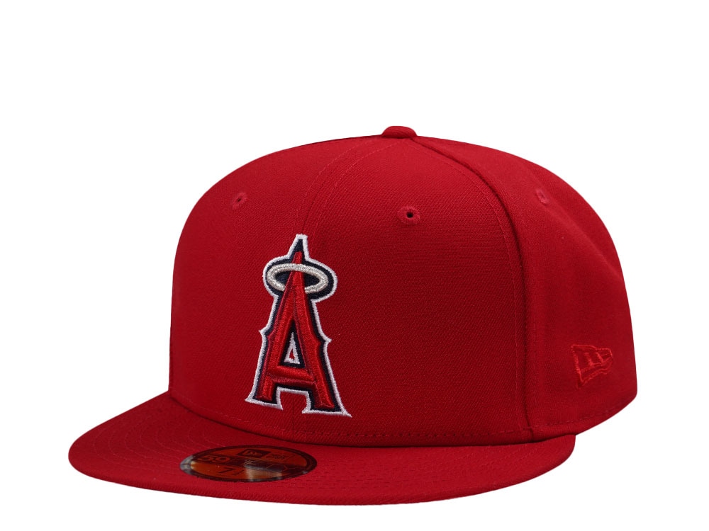 New Era Anaheim Angels All Time Classic Scarlet Edition 59Fifty Fitted Casquette