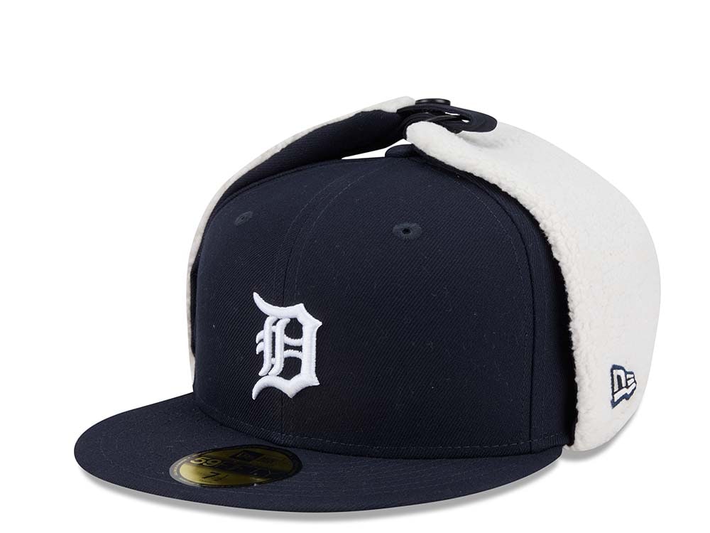 New Era Detroit Tigers Classic Navy 59Fifty Dogear Fitted Casquette