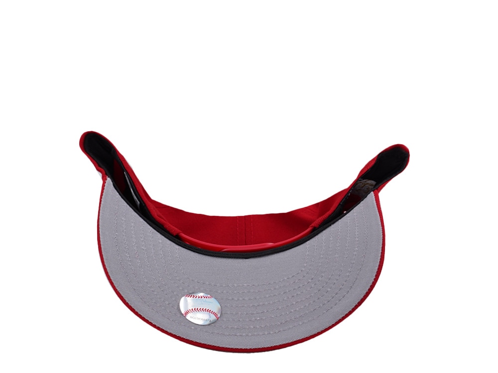New Era Los Angeles Dodgers World Series 2025 Angel Scarlet Prime Edition 9Fifty A Frame Snapback Casquette