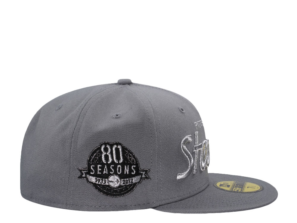 New Era Pittsburgh Steelers 80 Seasons Metallic Gray Prime Edition 59Fifty Fitted Casquette
