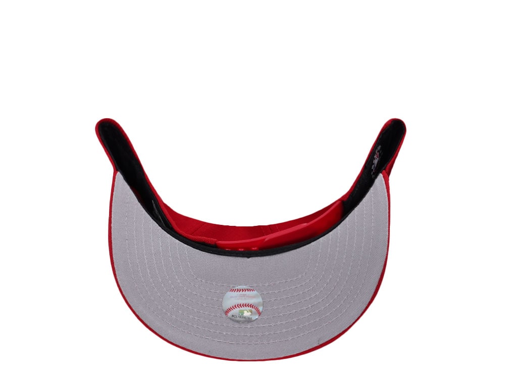 New Era Los Angeles Dodgers Skull Red Prime Edition 9Fifty A Frame Snapback Casquette