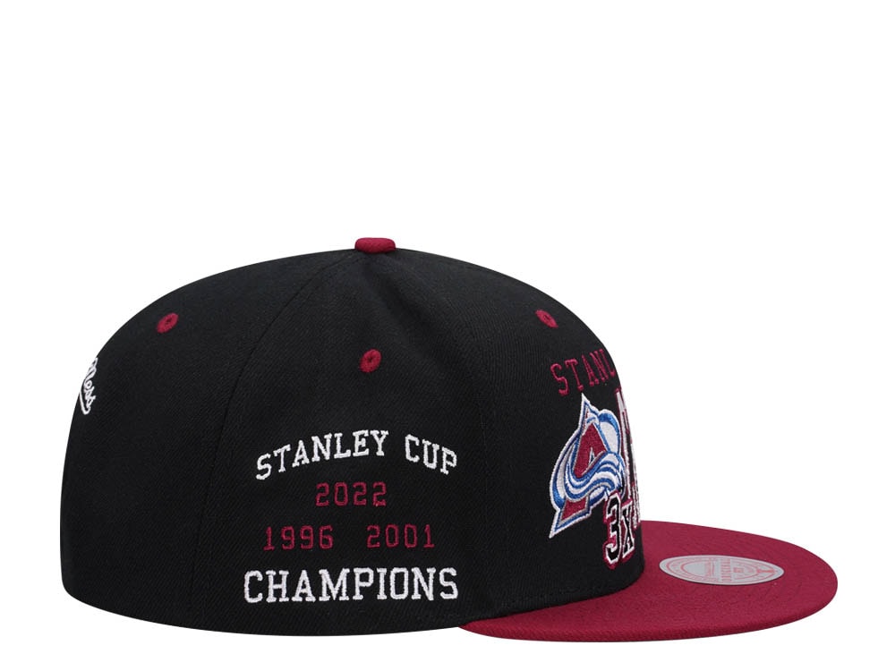 Mitchell & Ness Colorado Avalanche Stanley Cup Throwback Two Tone Edition Snapback Casquette