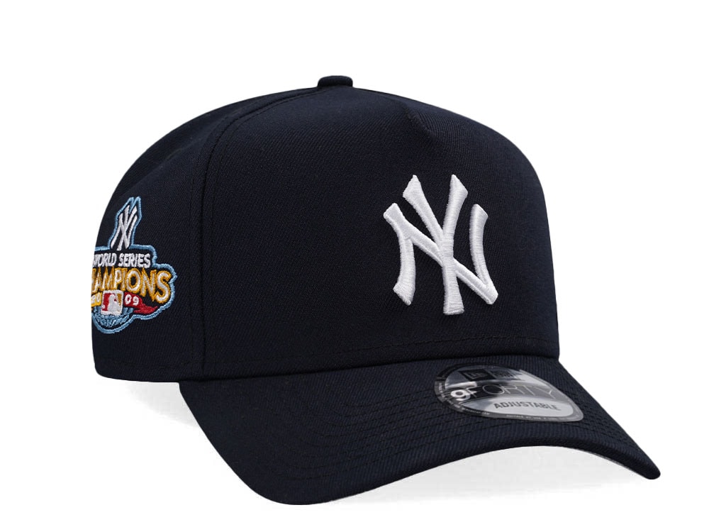 New Era New York Yankees World Series Champions 2009 Navy Edition 9Forty A Frame Snapback Casquette