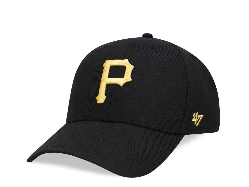 47Brand Pittsburgh Pirates Black MVP Snapback Casquette