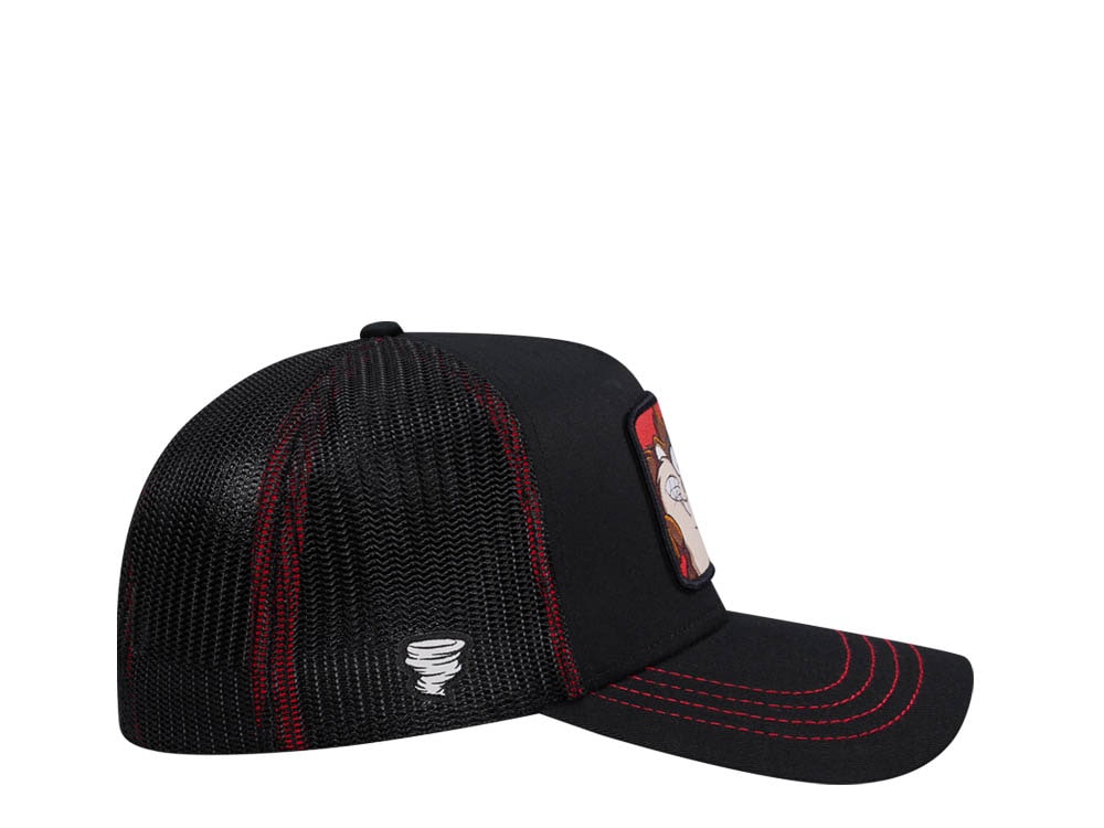 Capslab Looney Tunes Taz Black Trucker Snapback Casquette
