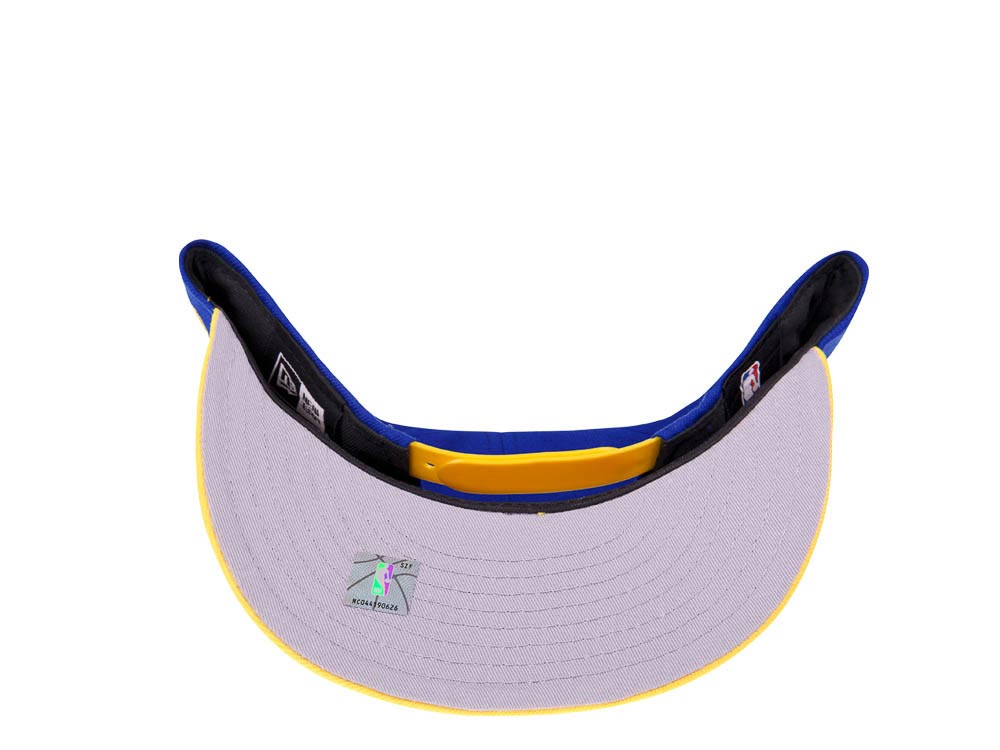 New Era Golden State Warriors Blue Gold Two Tone Edition 9Fifty Snapback Casquette