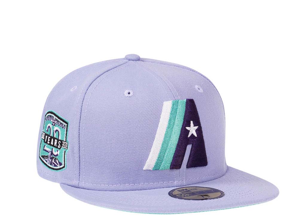 New Era Houston Astros 20th Anniversary Lavender Edition 59Fifty Fitted Casquette