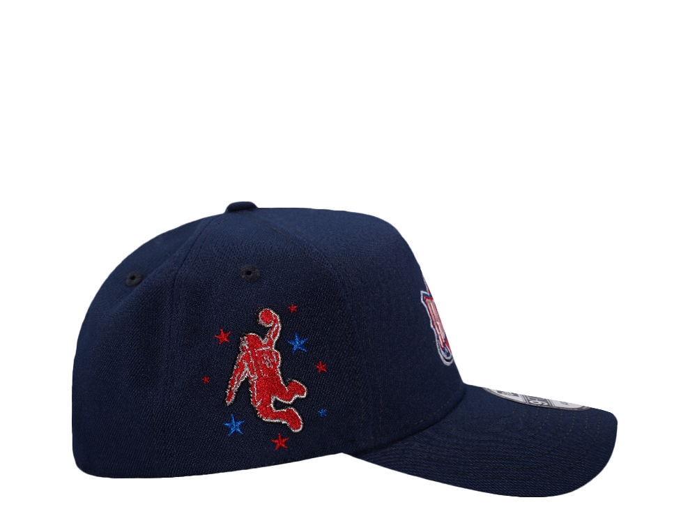 New Era Houston Rockets Ocean Blue Prime Edition 9Forty A Frame Snapback Casquette