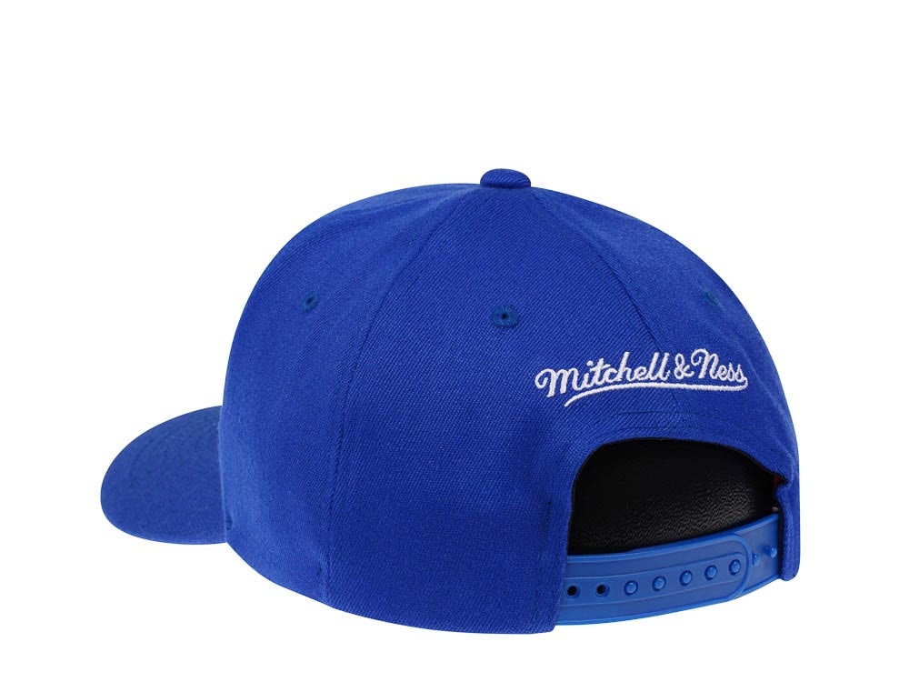Mitchell & Ness Detroit Pistons Team Ground Red Line Solid Flex Snapback Casquette