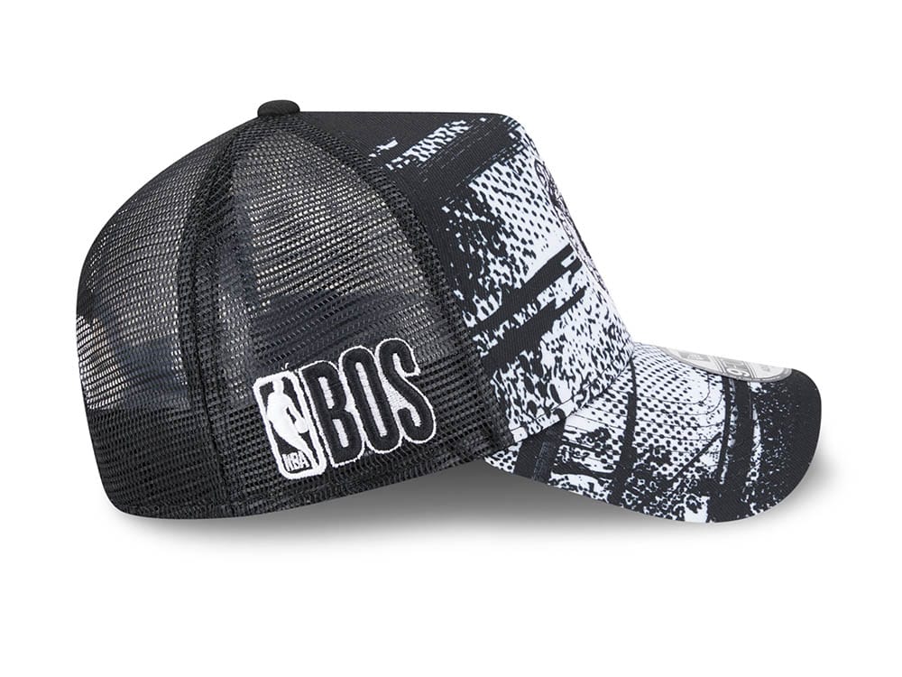 New Era Boston Celtics NBA Tip Off 2024 Trucker 9Forty A Frame Snapback Casquette