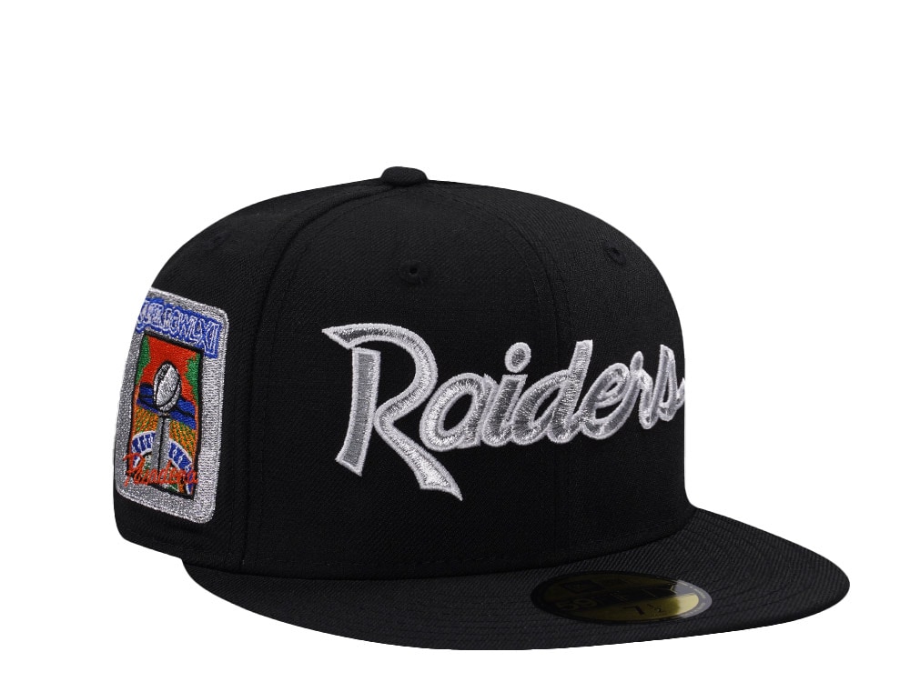 New Era Las Vegas Raiders Super Bowl XI Wool Black Prime Edition 59Fifty Fitted Casquette