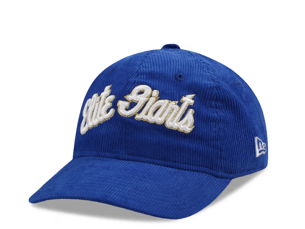 New Era Baltimore Elite Giants Corduroy Blue Prime Edition 9Twenty Adjustable Casquette