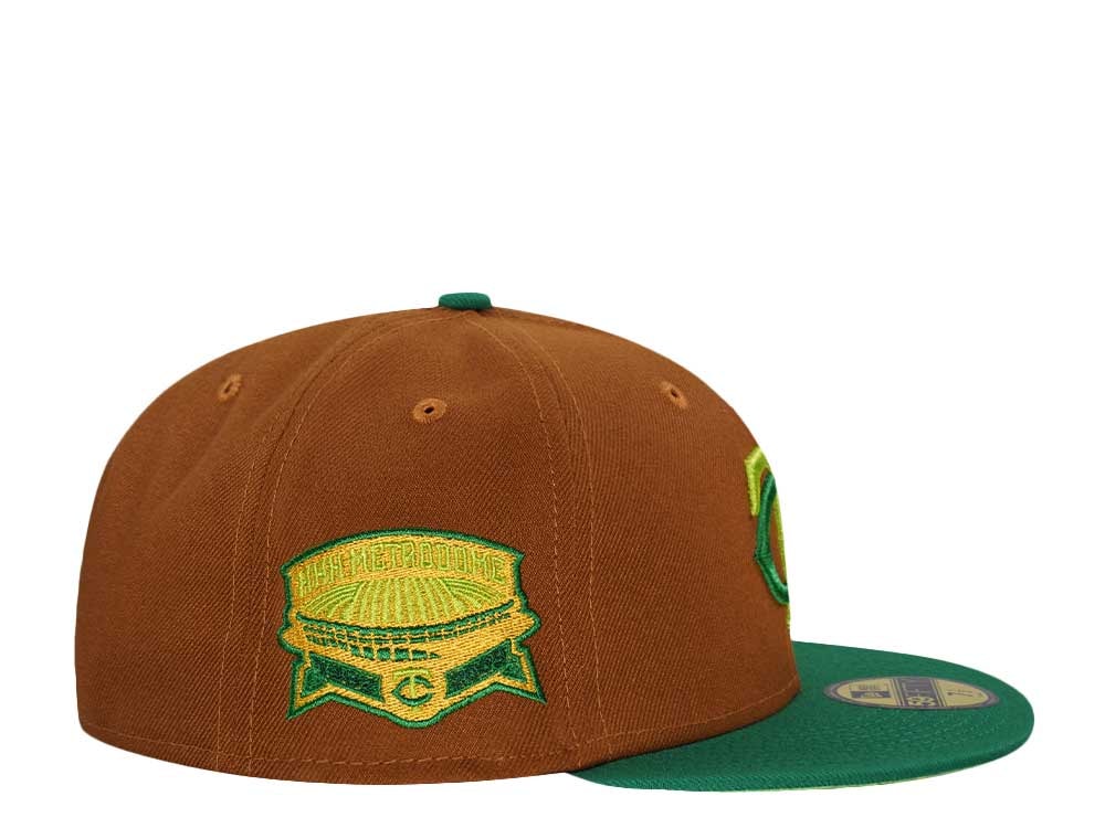 New Era Minnesota Twins Metrodome Peanut Green Two Tone Edition 59Fifty Fitted Casquette