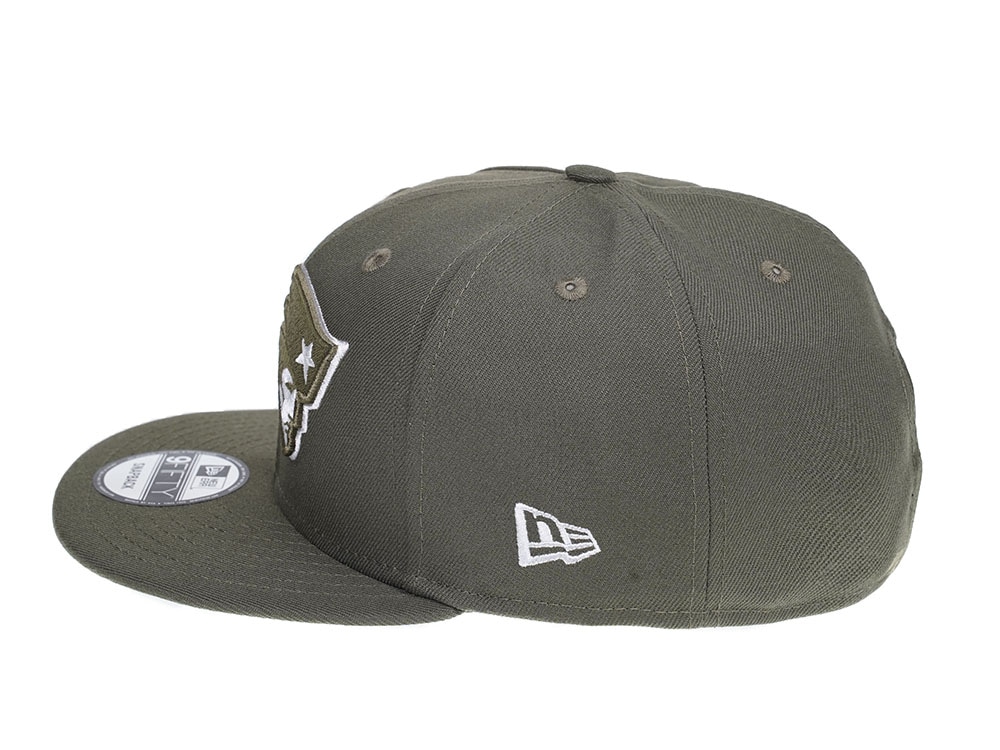 New Era New England Patriots Olive 9Fifty Snapback Casquette