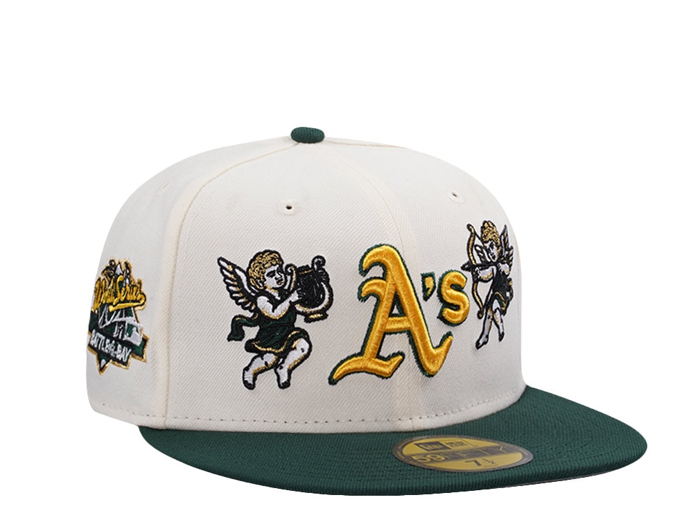 New Era Oakland Athletics World Series 1989 Cupid Chrome Two Tone Edition 59Fifty Fitted Casquette