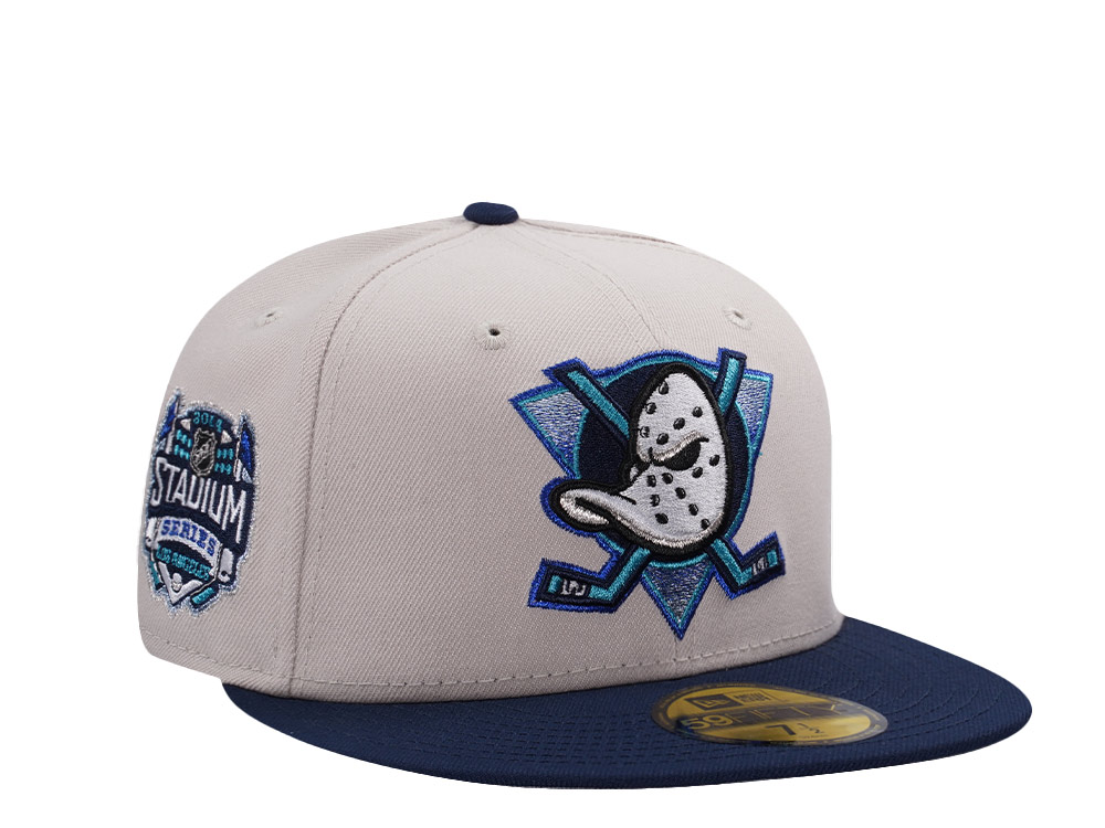 New Era Anaheim Ducks Stadium Series Stone Two Tone Edition 59Fifty Fitted Casquette