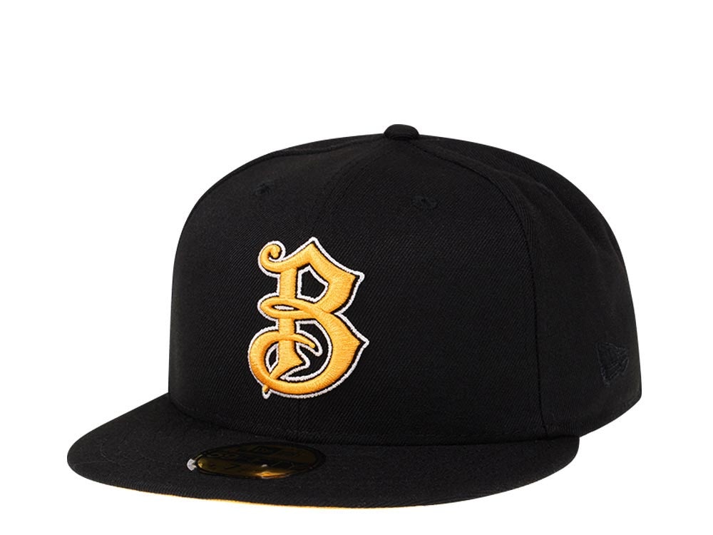 New Era Bradenton Marauders Black and Yellow Edition 59Fifty Fitted Casquette