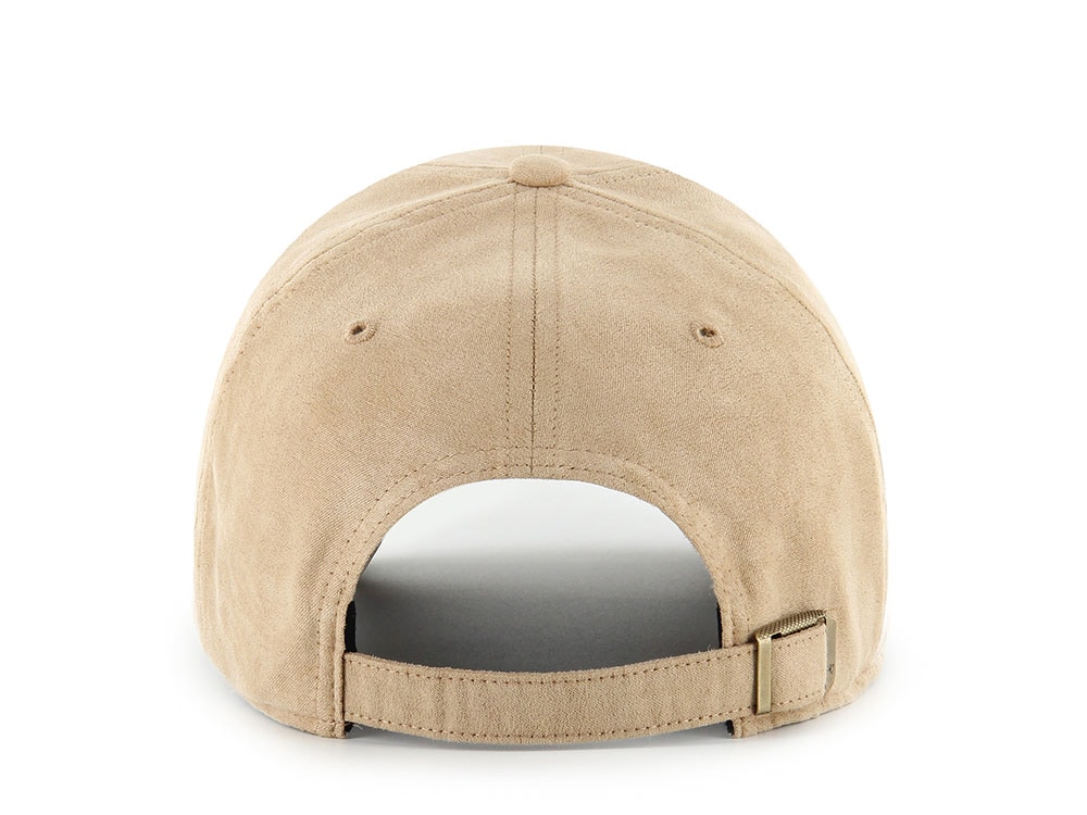 47Brand Anaheim Ducks Khaki Ballpark Suede Edition Clean Up Strapback Casquette