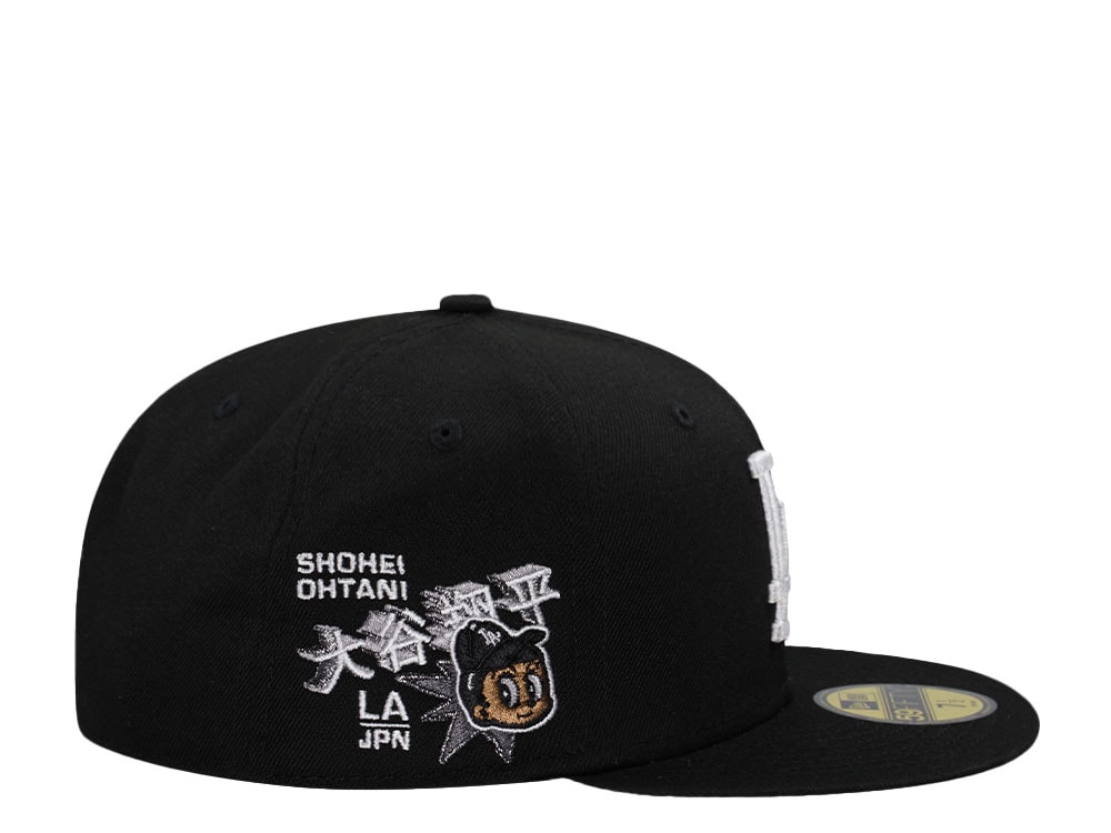 New Era Los Angeles Dodgers Ohtani Black and White Prime Edition 59Fifty Fitted Casquette