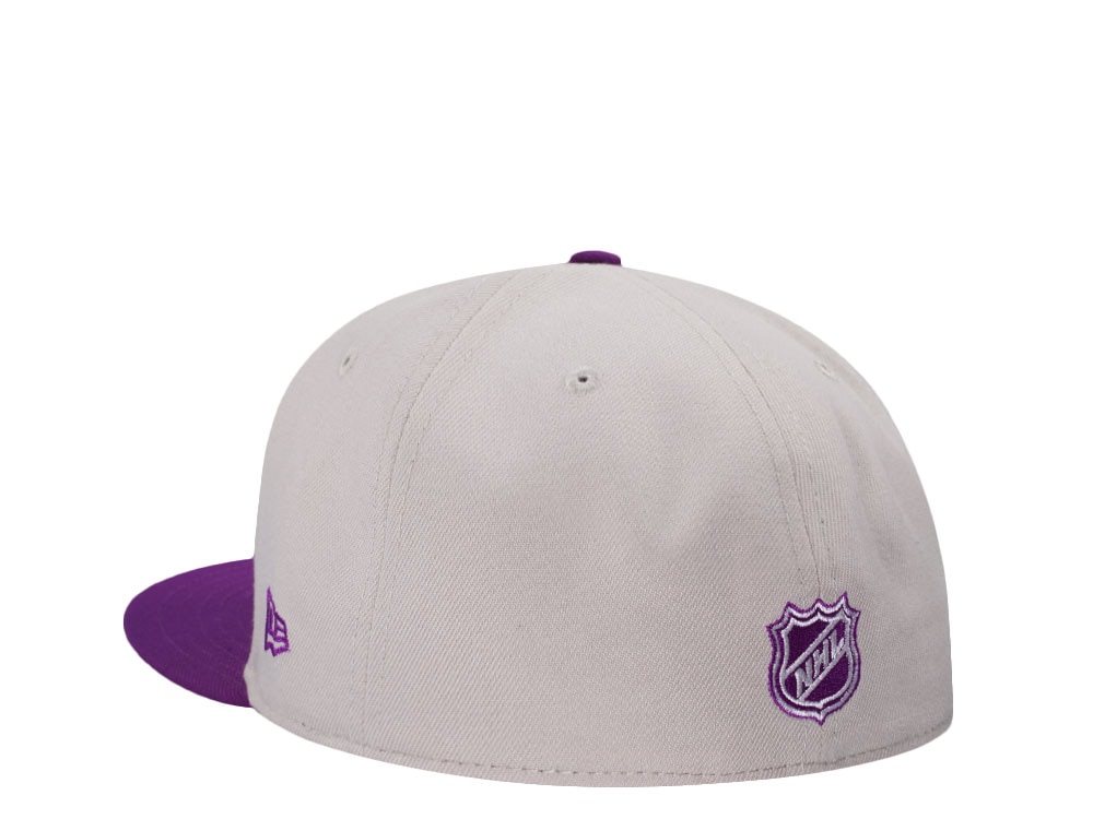 New Era Anaheim Ducks Stadium Series 2014 Stone Grape Two Tone Edition 59Fifty Fitted Casquette