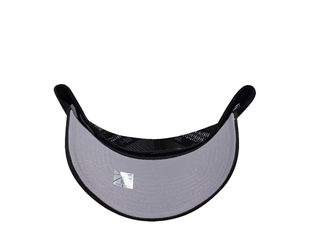 New Era Miami Heat Black Prime Edition 9Forty A Frame Trucker Snapback Casquette
