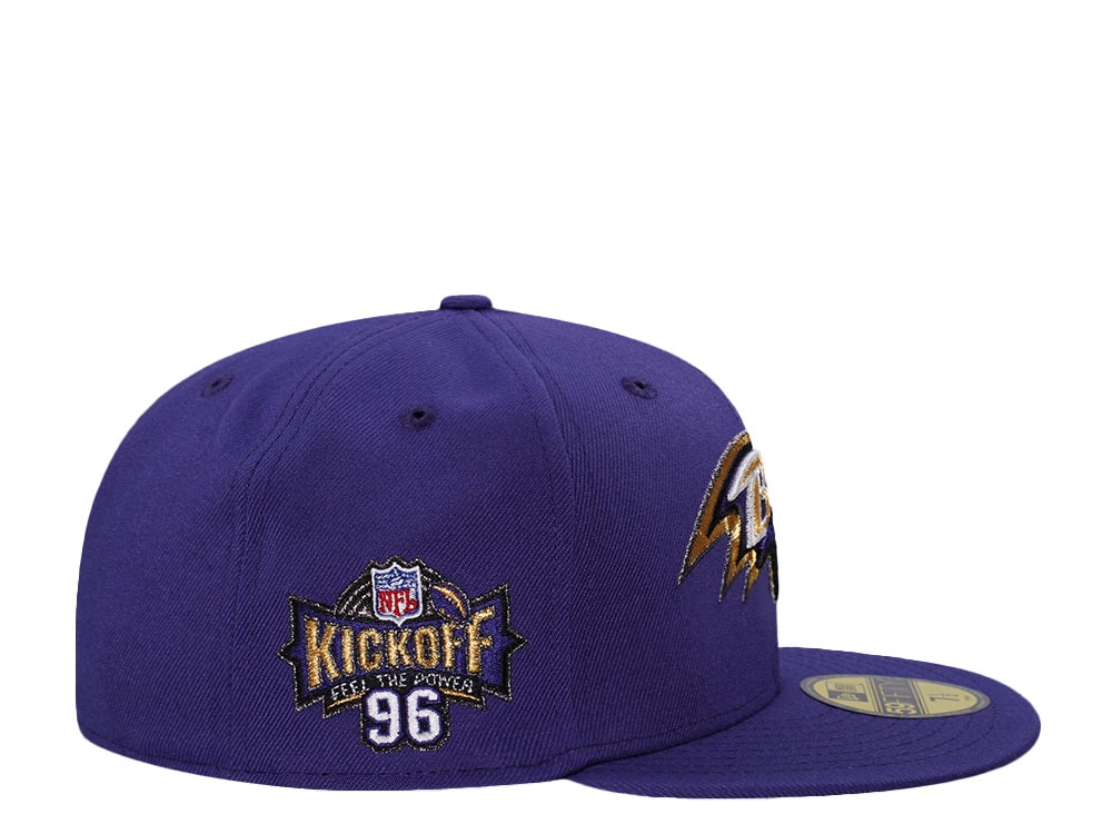 New Era Baltimore Ravens Kickoff 1996 Purple Prime Edition 59Fifty Fitted Casquette