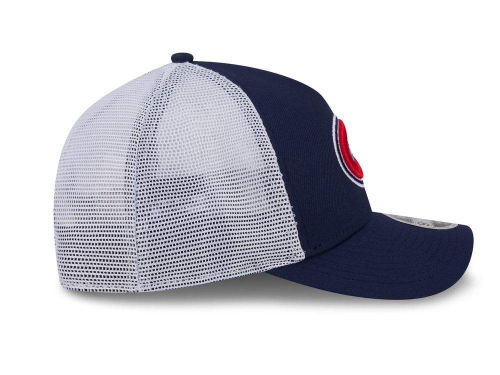 New Era Montreal Canadiens Official Team Color Edition 9Forty M Crown A Frame Trucker Snapback Casquette