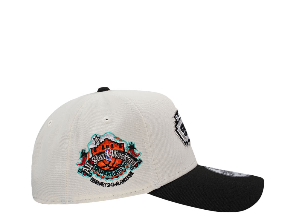New Era San Antonio Spurs All Star Game 1996 Chrome Two Tone Edition 9Forty A Frame Snapback Casquette