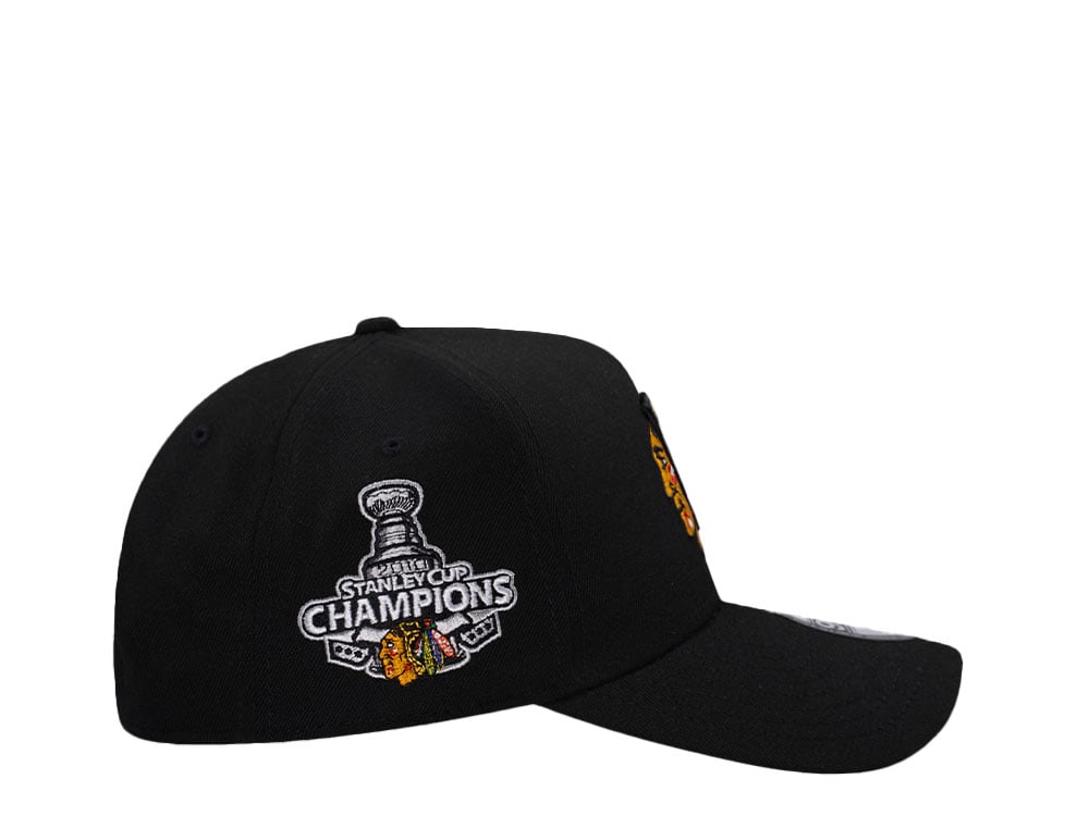 New Era Chicago Blackhawks Stanley Cup Champions 2010 Black Edition 9Forty A Frame Snapback Casquette