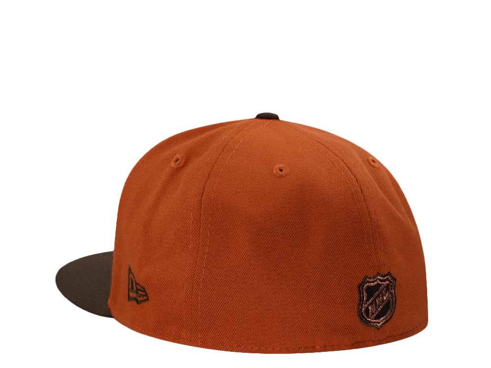 New Era Edmonton Oilers 25th Anniversary Dia De Los Muertos Walnut Prime Edition 59Fifty Fitted Casquette