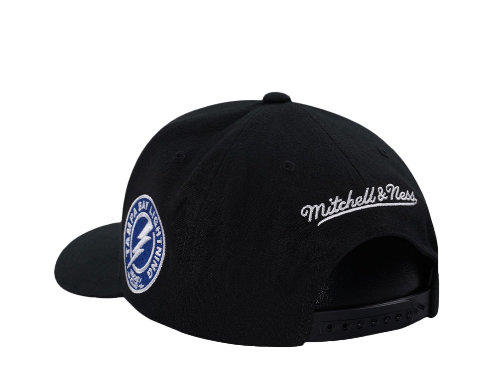 Mitchell & Ness Tampa Bay Lightning Pro Crown Fit Vintage Black Snapback Casquette