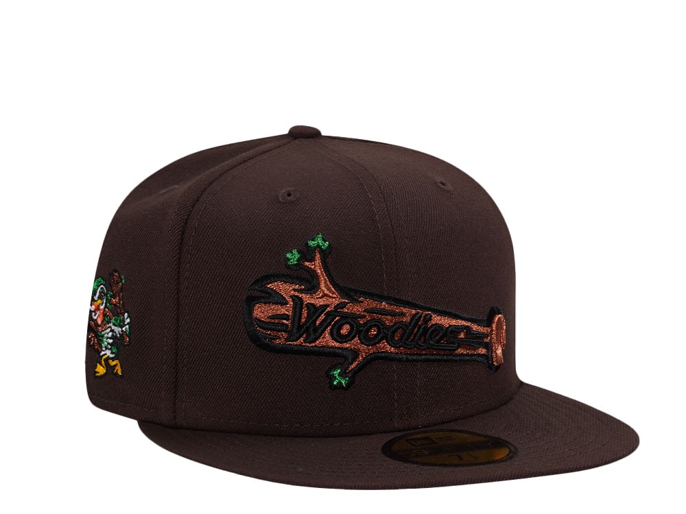 New Era Down East Wood Ducks Brown Prime Edition 59Fifty Fitted Casquette