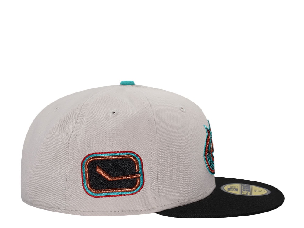 New Era Vancouver Canucks Stone Two Tone Color Flip Prime Edition 59Fifty Fitted Casquette