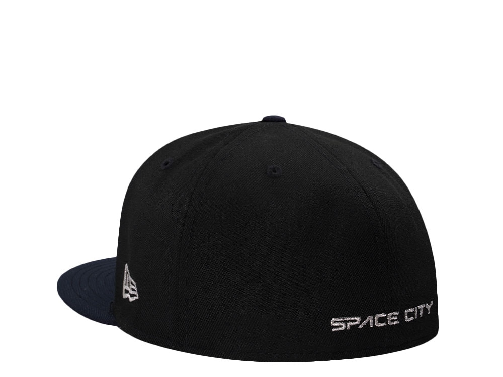 New Era Houston Astros Apollo 11 Metallic Black Prime Edition 59Fifty Fitted Casquette